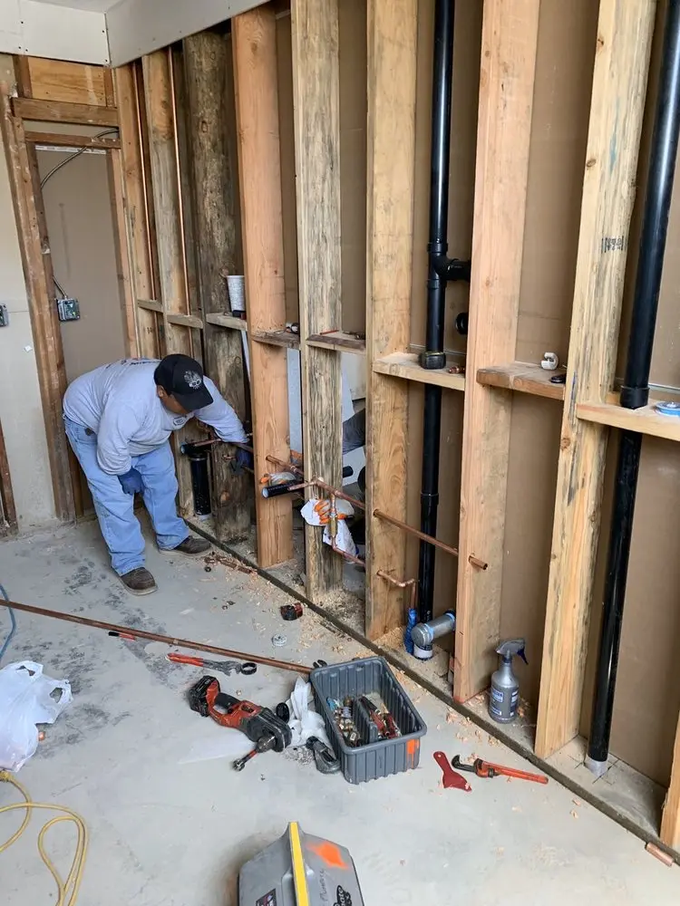 Commercial rough-in plumbing for Water Heater Replacement in North Vineland